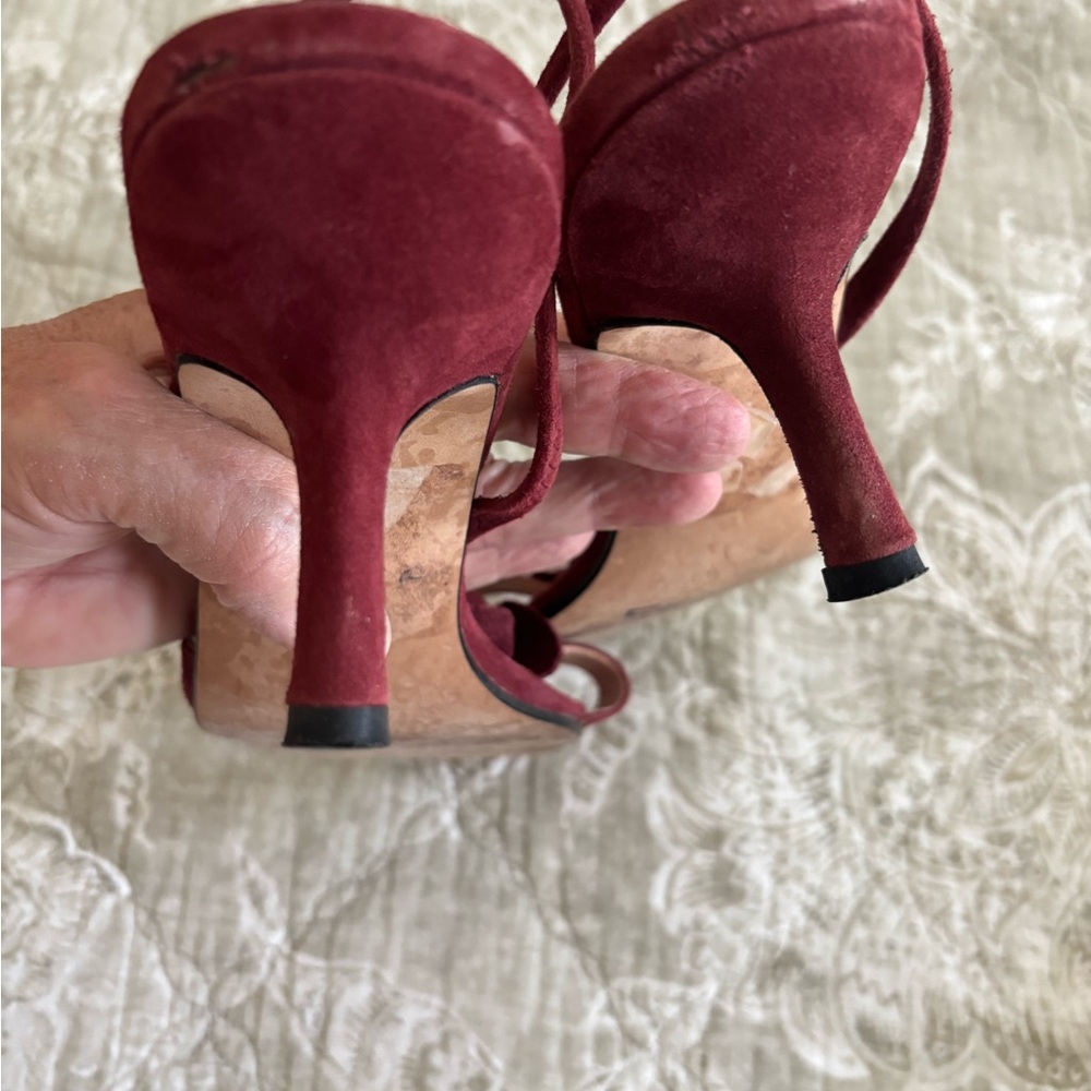 Sacha London Made in Spain Suede Slingback Heels-8.5 - Picture 2 of 7